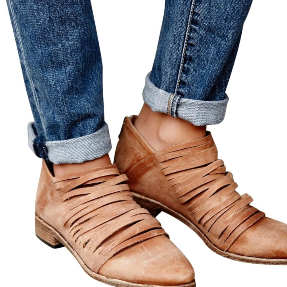 FREE PEOPLE ~ LOST VALLEY ANKLE BOOTS ~ 8